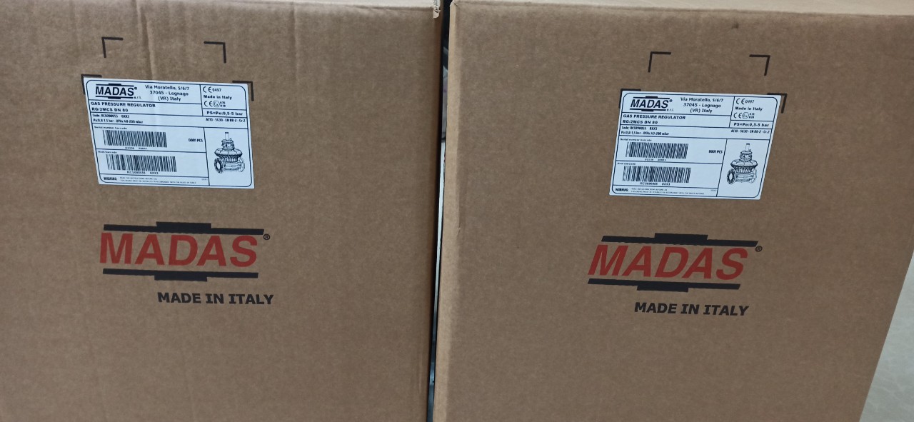 Madas regularor RG/2MCS DN80